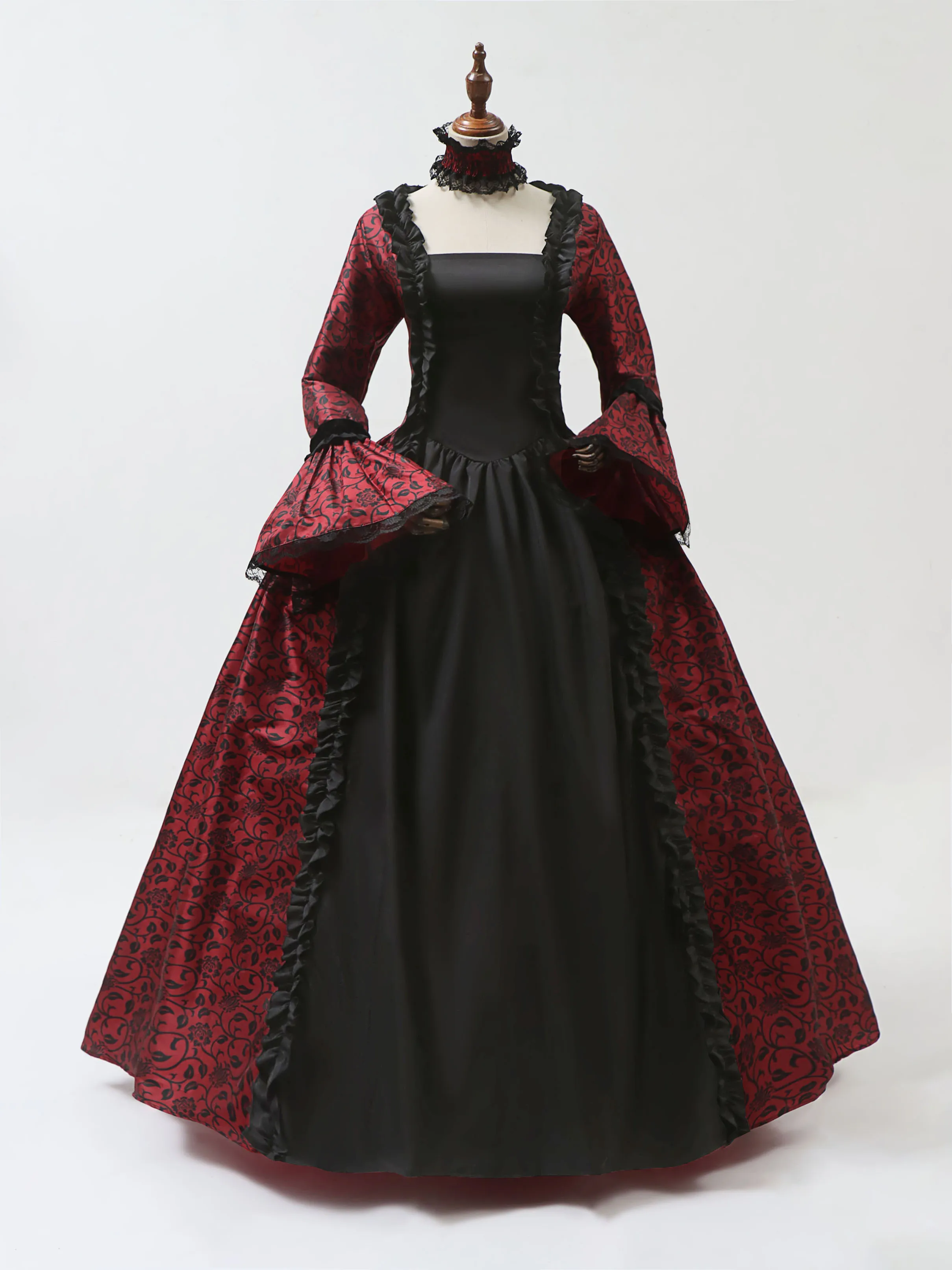 Evening Gown - Cosplay Marie Antoinette Robe médiévale manches