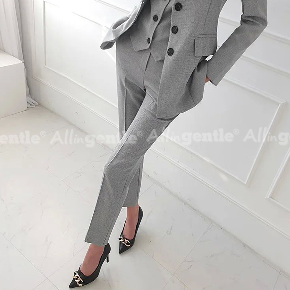 Womens Blazer - Allingentle personnalisé femmes pantalons costumes 3
