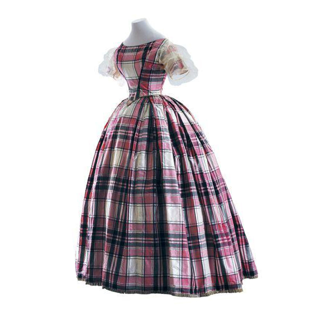 Evening Gown - Robe de soirée à carreaux style