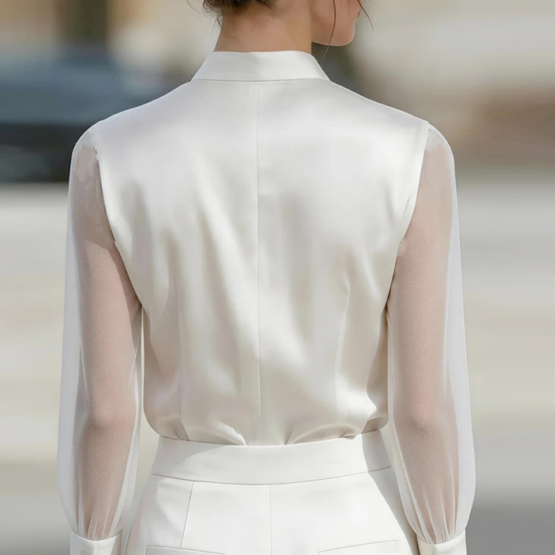 Nouvelles chemises en maille t - Silk Blouse avis et prix