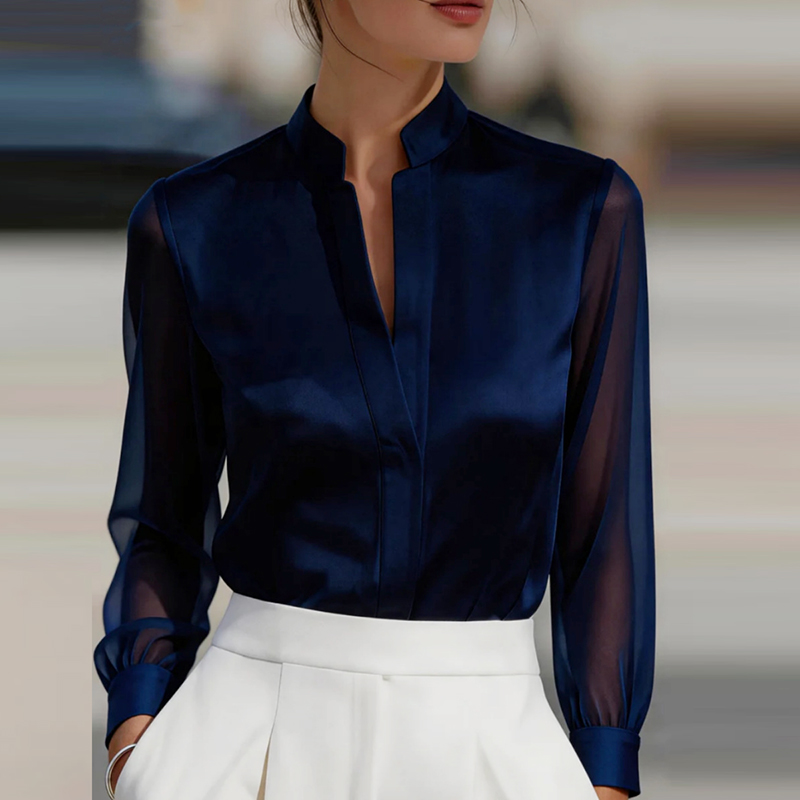 Nouvelles chemises en maille t - Silk Blouse avis et prix