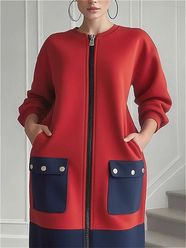 Modigirl contraste couleur man - Women'S Red Formal Wear avis et prix