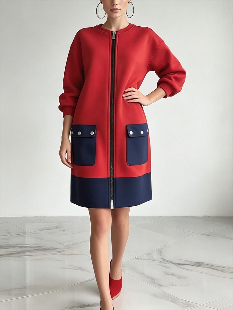 Modigirl contraste couleur man - Women'S Red Formal Wear avis et prix