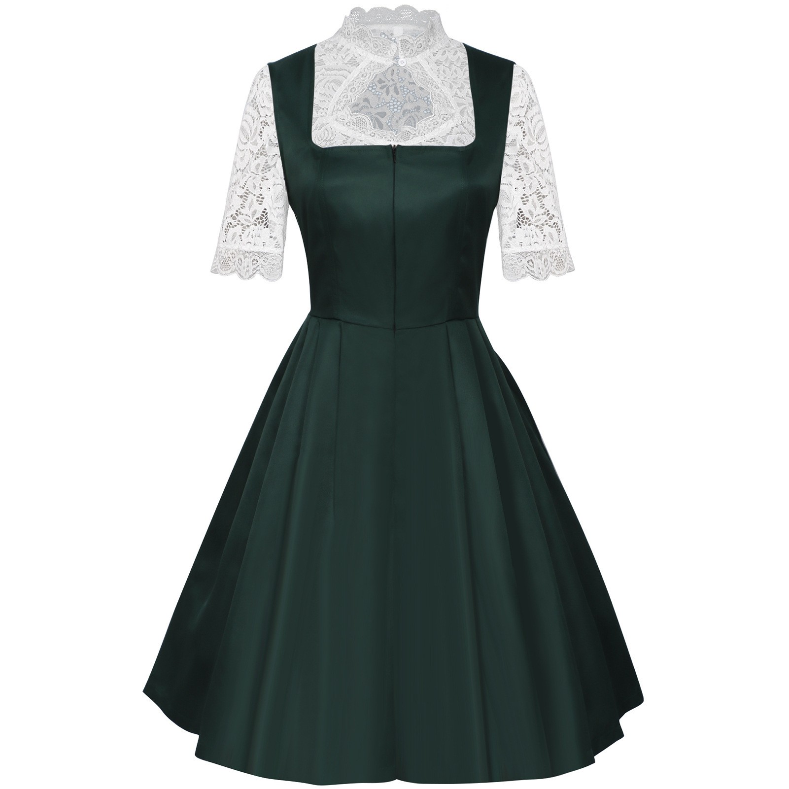 Robe plissée imprimée élégante - Lace Dress avis et prix