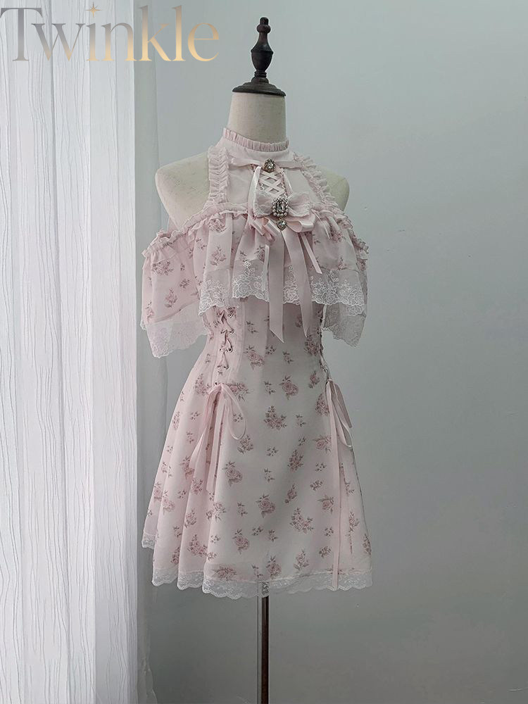 Robe d'été à fleurs, épaules d - Midi Dress avis et prix