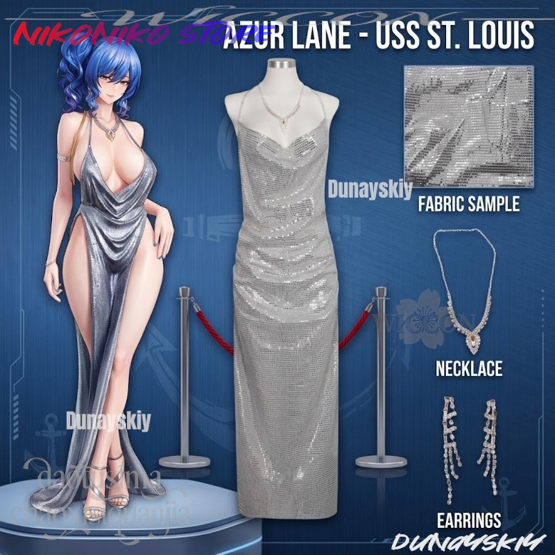 Cosplay Azur Lane : Robe de so - Evening Gown avis et prix
