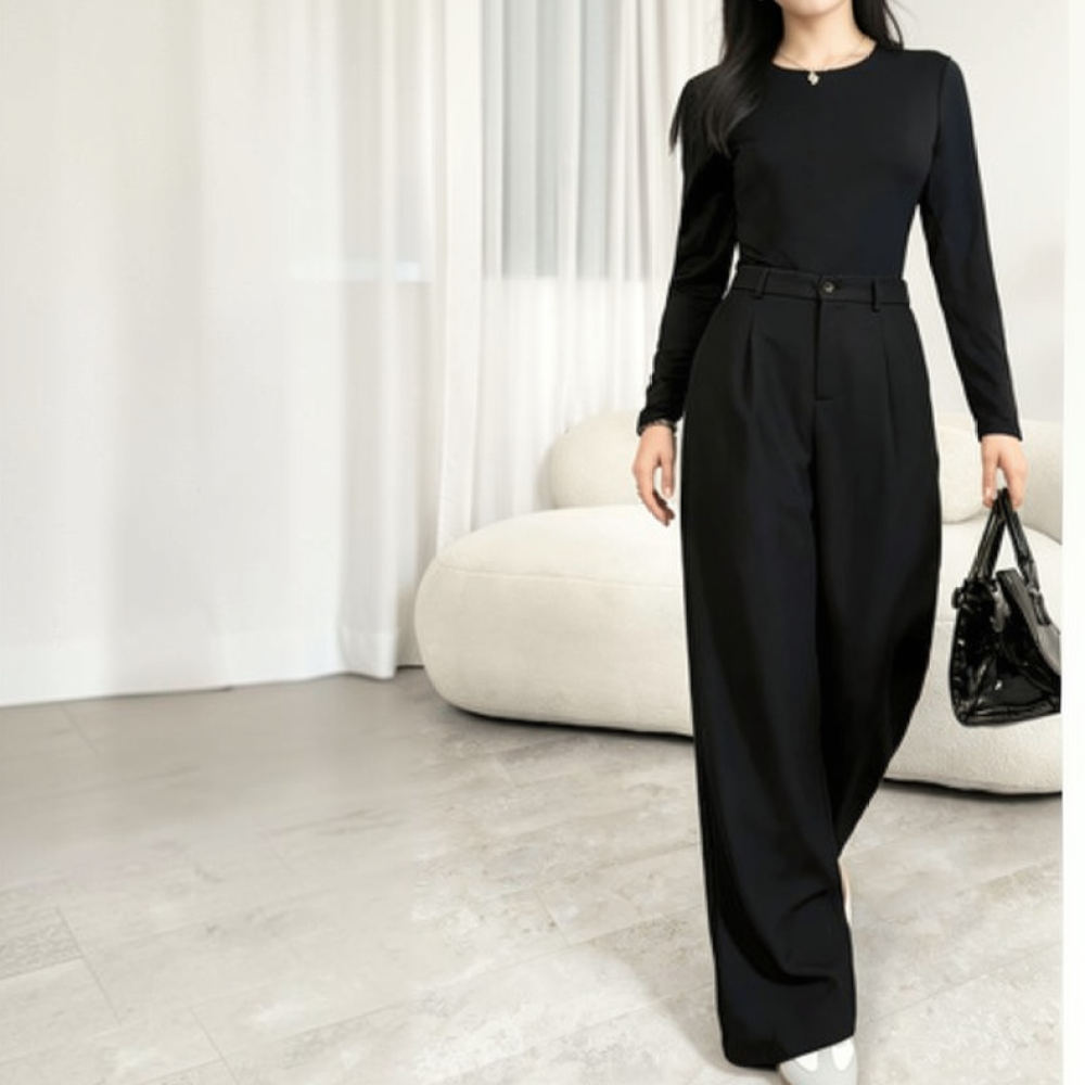 Pantalon de costume à jambes l - Tailored Trouser Wide avis et prix