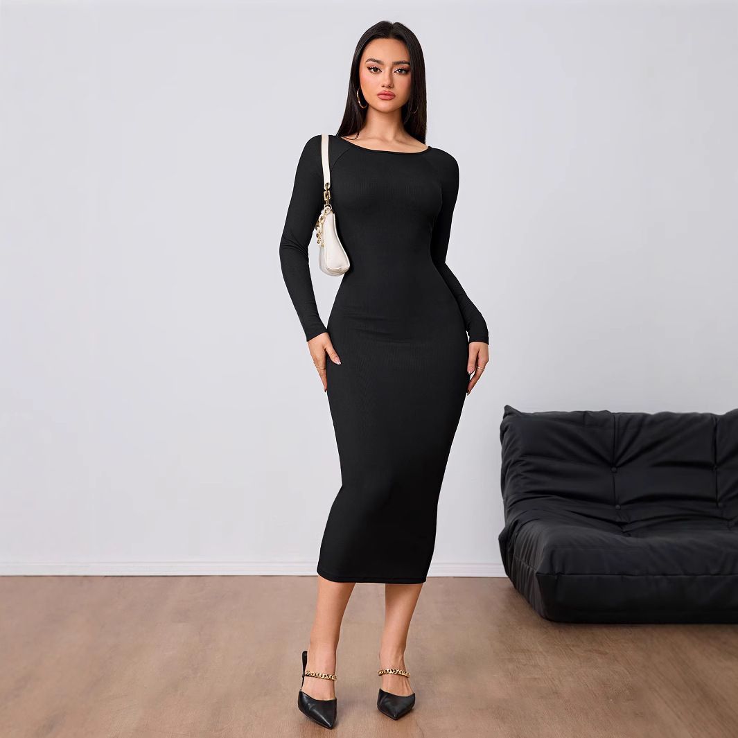 Robe simple pour femmes, mode  - Midi Dress avis et prix