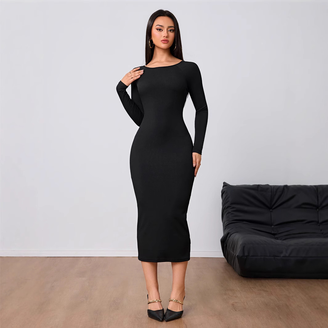 Robe simple pour femmes, mode  - Midi Dress avis et prix