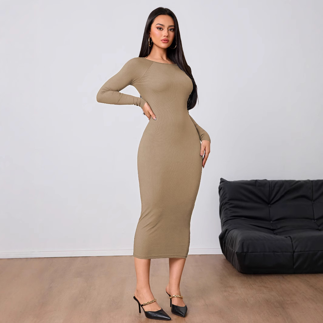 Robe simple pour femmes, mode  - Midi Dress avis et prix