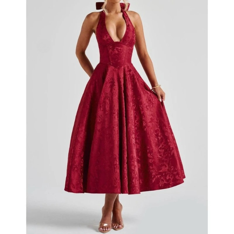 Deeptown élégant robes de soir - Women'S Red Formal Wear avis et prix