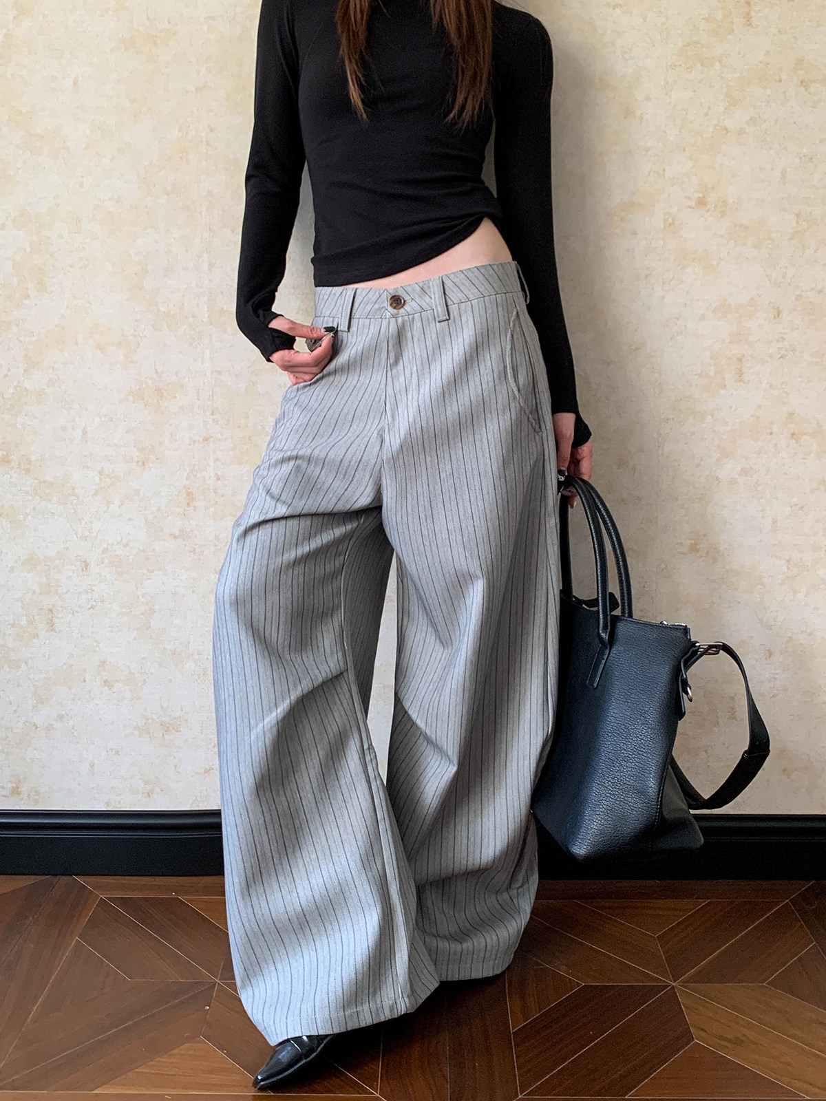 Pantalon décontracté à jambes  - Tailored Trouser Wide avis et prix