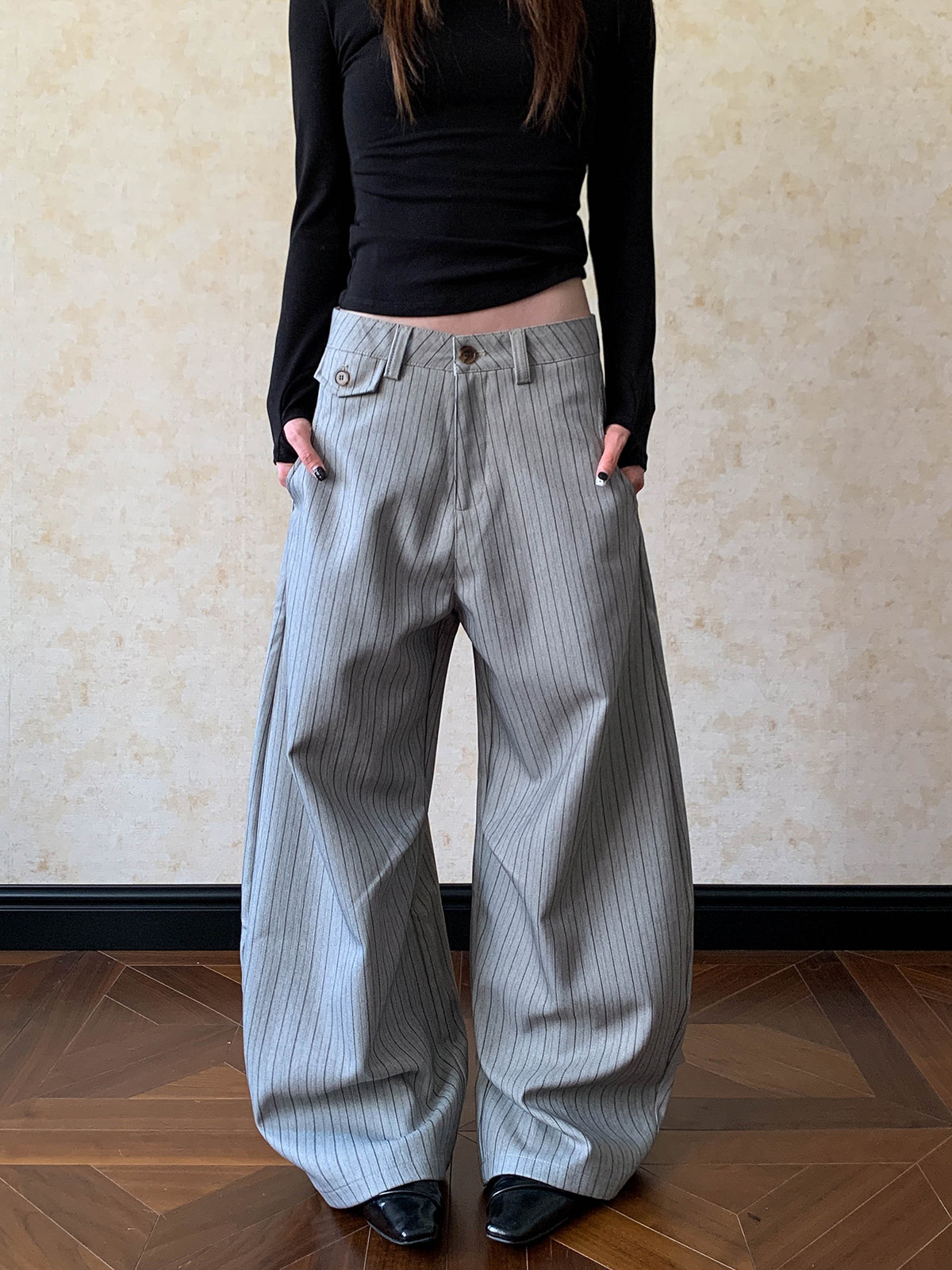 Pantalon décontracté à jambes  - Tailored Trouser Wide avis et prix