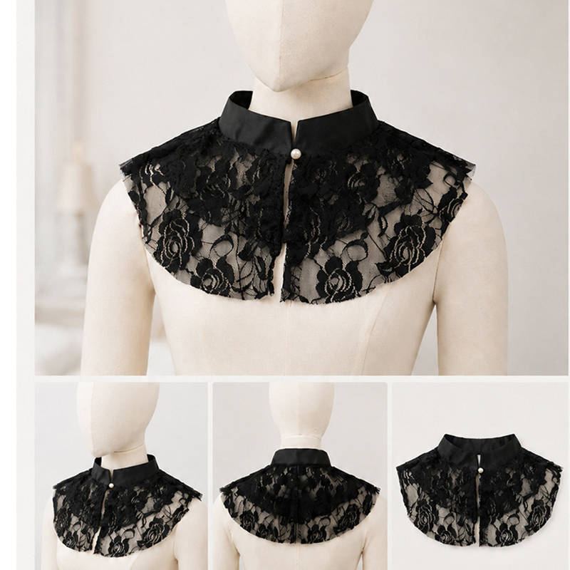 Élégant col amovible en dentel - Lace Dress avis et prix