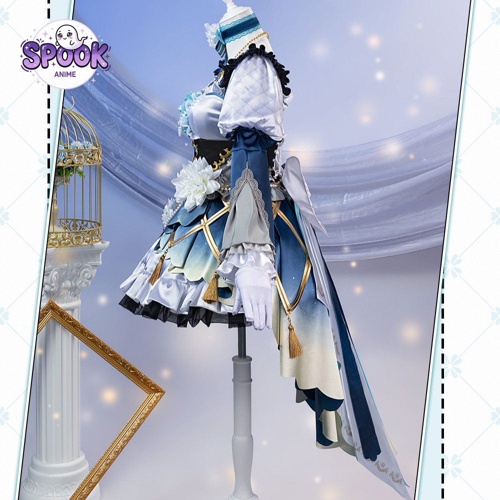 Robe Lolita bleue et blanche,  - Evening Gown avis et prix